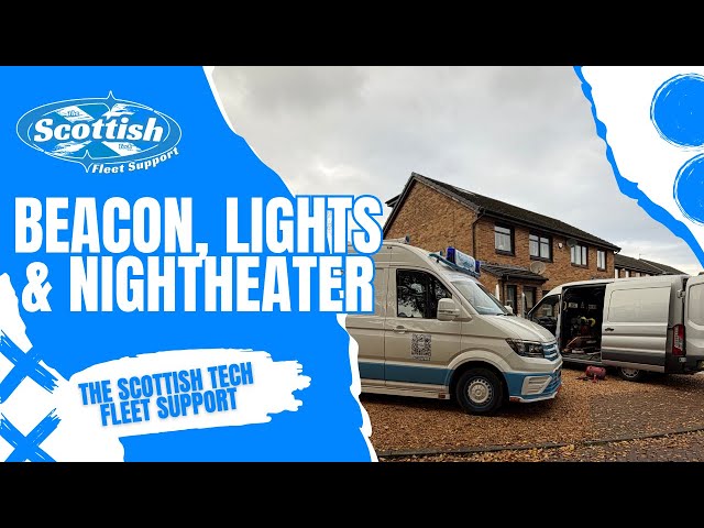 Fitting a Beacon, Interior Lights & Night Heater in a Ford Transit | Full Install Guide