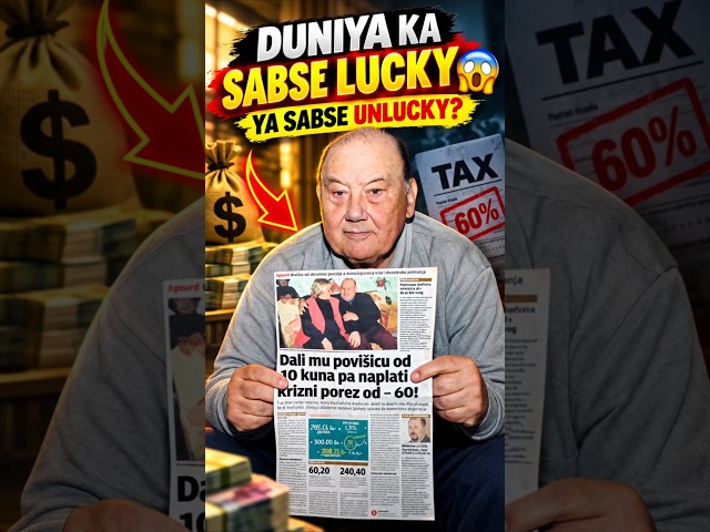 The World's Luckiest & Unluckiest Person 🤔 | Lucky & Unlucky | #shorts #youtubeshorts #youtubesec...