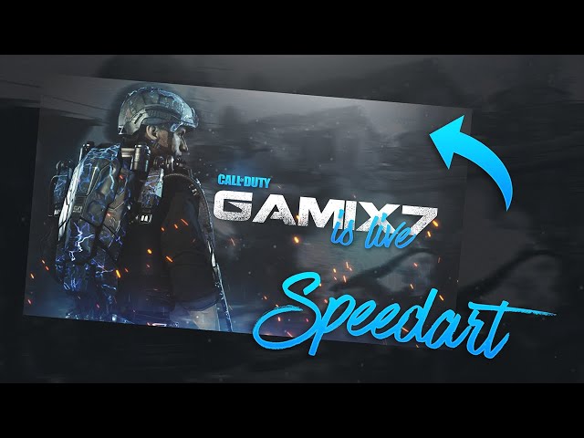CALL OF DUTY THUMBNAIL SPEEDART | PHOTOSHOP | GAMIX7