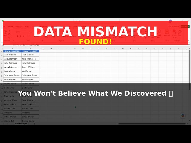 We Found MASSIVE Data Mismatches... And You Won't Believe What Happened Next