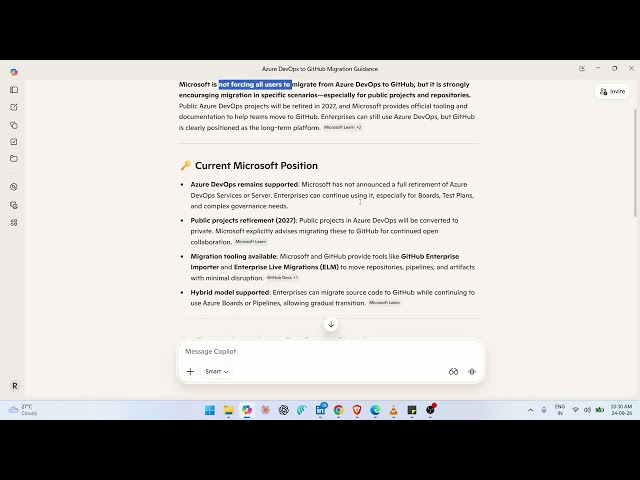 Azure DevOps - Migrate Repos to GitHub