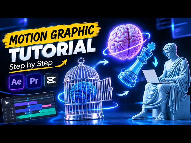 Motion Graphics Tutorial for Beginners | Step by Step Motion Design in After Effects