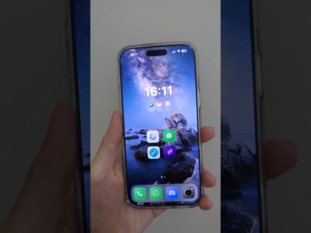 Clean iOS Homescreen #iphone