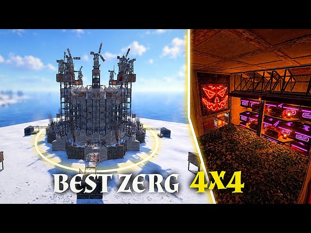 The Ethereal - Best Zerg 4x4 Expansion / Perfect OpenCore / Compact ChinaWall - rust base 2026!
