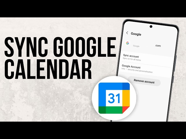 How To Sync Google Calendar on Android