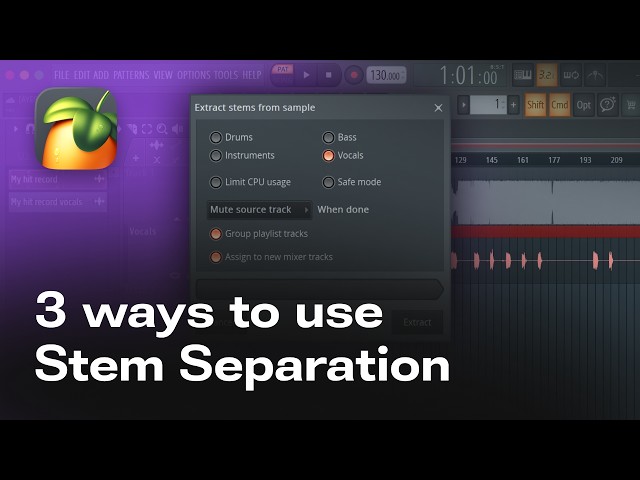 Split any audio with Stem Separation | 3 ways to use it in FL Studio