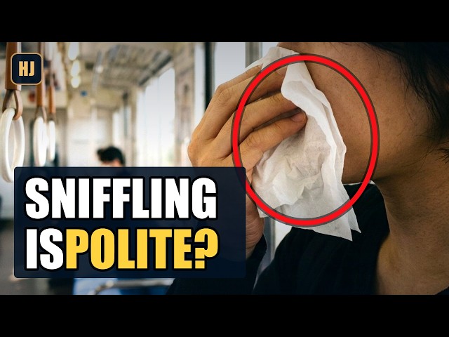 Is Blowing Your Nose Really Rude in Japan? : The Sound Nobody Wants to Hear