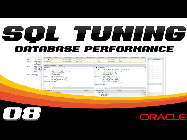 SQL Tuning Workshop 08/13