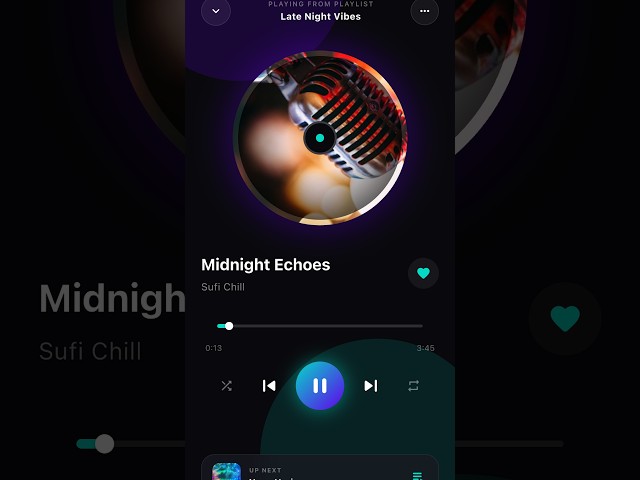 Flutter Music App UI | Modern Music Player App Design in Flutter | #glassmorphism #music  #coding