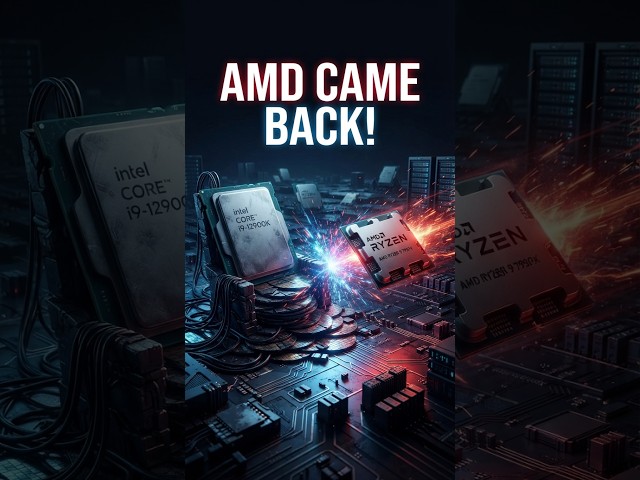 AMD Came Back to Destroy Intel's Dominance🔥#smartphone #nokiafacts #ai #tech #business #computer