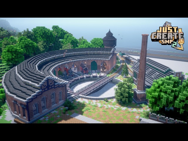 I built a railway museum - Just Create SMP - Episode 8