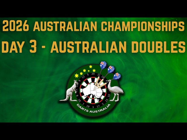 Darts Australia  Mixed Doubles | Ladies Doubles | Mens Doubles   -  2026
