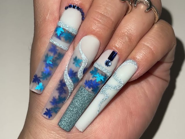 LDS MAPLE GLITTER NAIL ART✨💅 - Naill Fall Design #short
