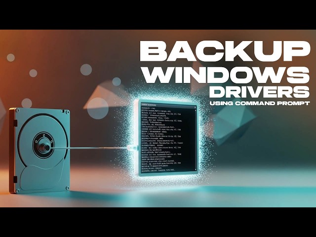 BACKUP Your Windows Drivers FAST - Save Hours of Reinstalling