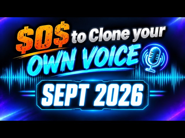 The Easiest Way to Clone Your Voice (Free, Unlimited, No Sign Up)