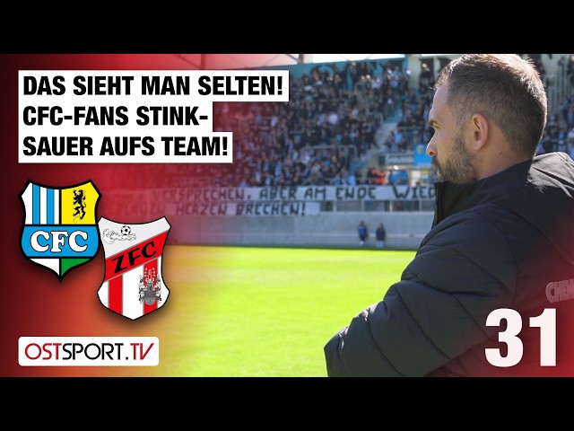 That's a rare sight! CFC fans are furious with the team: Chemnitz - Meuselwitz | Regionalliga Nor...