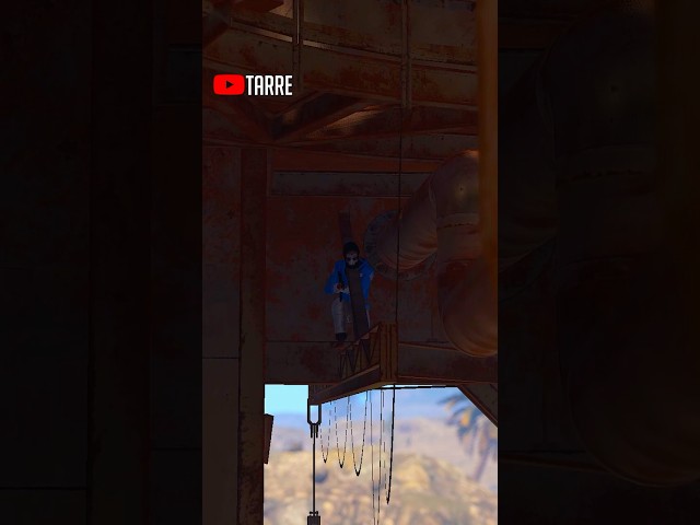 Crazy spot inside of GIANT Exacavator in RUST #rust #rustbase #rusttok #rustraid #rustconsole