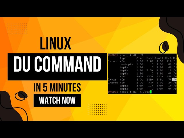 Mastering du Command in Linux: Disk Usage Explained||Understanding du Command in Linux – Beginner's