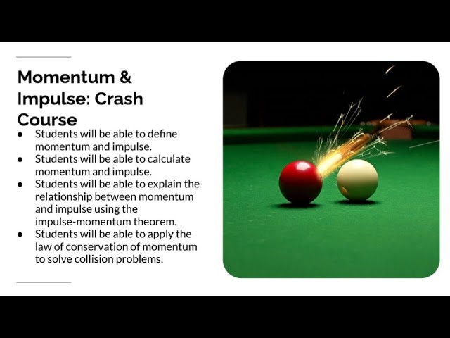 Momentum and Impulse Explained