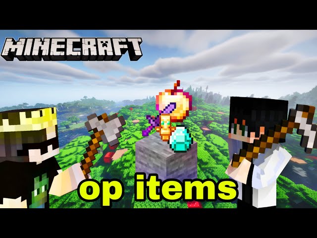 Minecraft But, Stone Gives OP ITEMS!🤩😱