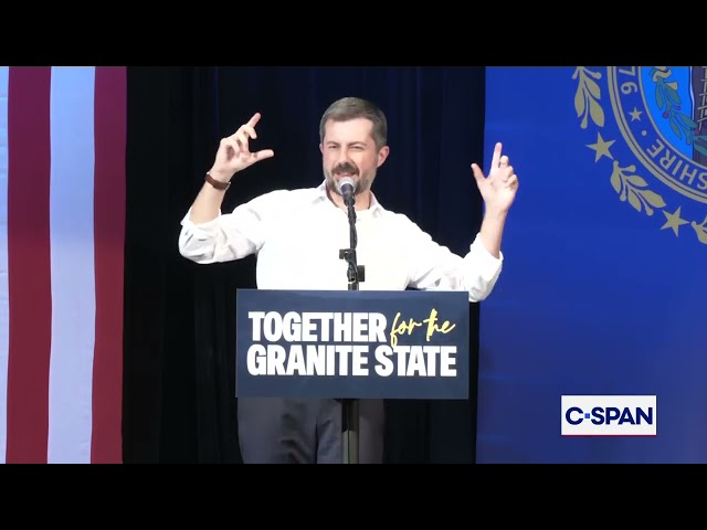 Buttigieg on Reflecting Pool