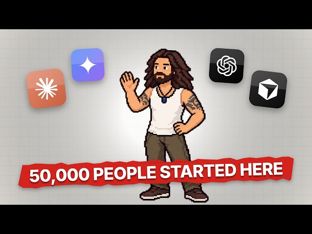How I'd Learn AI From Zero in 2026 (the full free course)