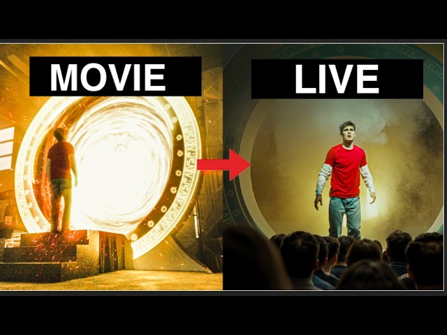 Making a film that breaks into reality (the audience had no idea)