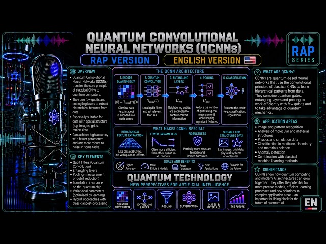 QCNNs Explained 🎧 Quantum Convolutional Neural Networks | RAP Music Explanation