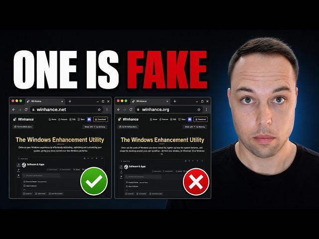DON'T Download Winhance From FAKE Sites! How to Spot the Real One