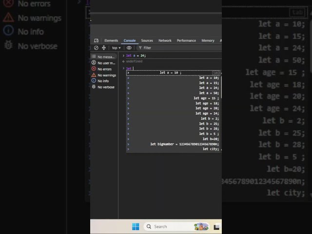How to Subtract Two Numbers in JavaScript 🔥 | Easy Coding #shorts