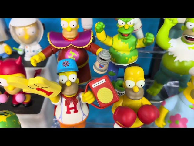 Setting up The Chosen One Homer in my Simpsons room!
