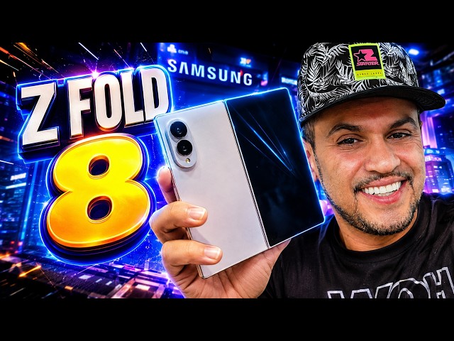 Samsung Galaxy Z Fold 8! 😱 Vale Tudo ISSO?! Todos os Detalhes e Primeiras Impressões