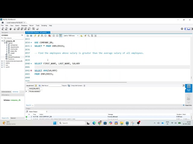 SQL Subquery: Find Employees Earning More Than Average Salary | SQL Interview Question