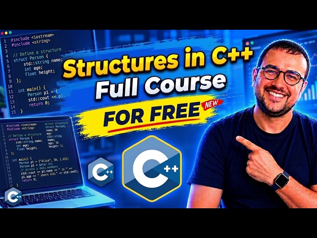 Structures Full Course in C++ Programming Language For FREE