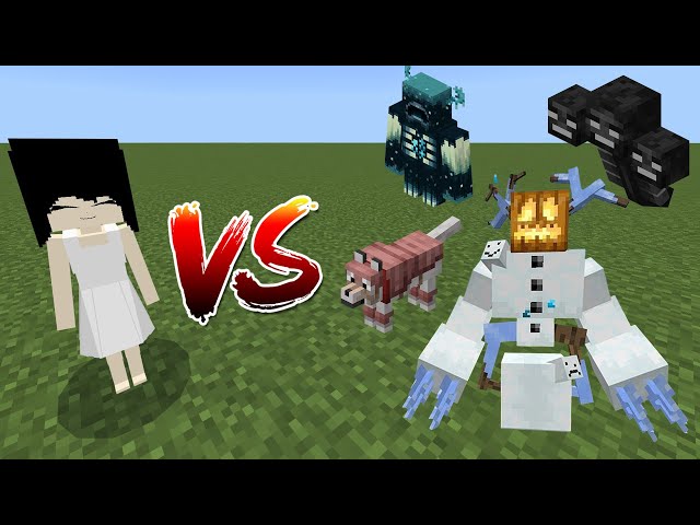 Little Girl vs Minecraft Mobs