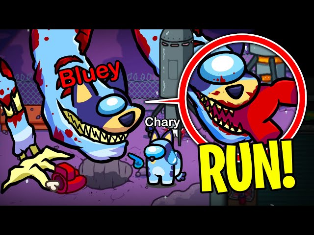 Don't Use BLUEY'S SECRET TOY on Imposter MURR3Y in Among Us!