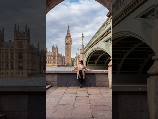 The perfect place to take photos with Big Ben in London #london #bigben