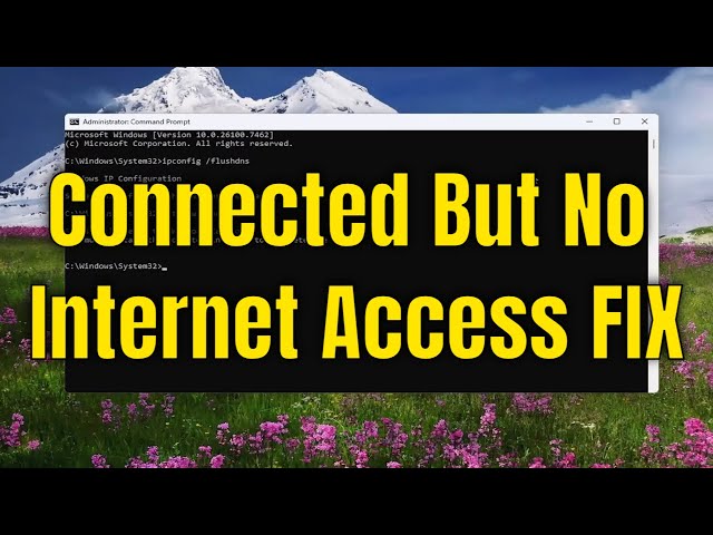 How to Fix Ethernet Connected But No Internet Access | LAN Wired Connected But No Internet Access