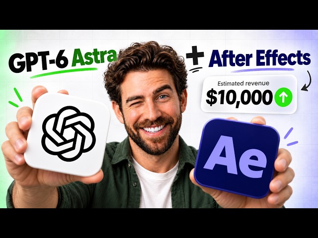 GPT 6 Astra + After Effect = $10,000 Complete Workflow
