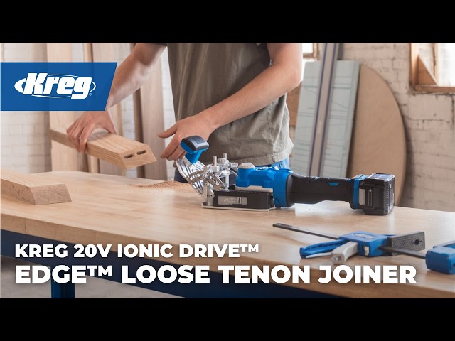 Product Tour: Kreg® Edge™ 20V Ionic Drive™ Loose Tenon Joiner