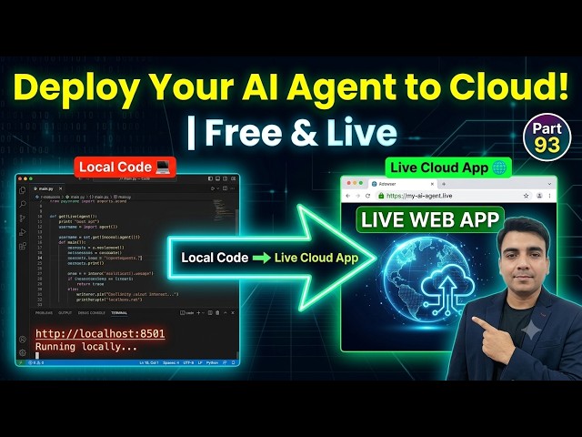 Deploy Your Agentic RAG App to the Cloud! LangGraph & Streamlit Cloud Deployment