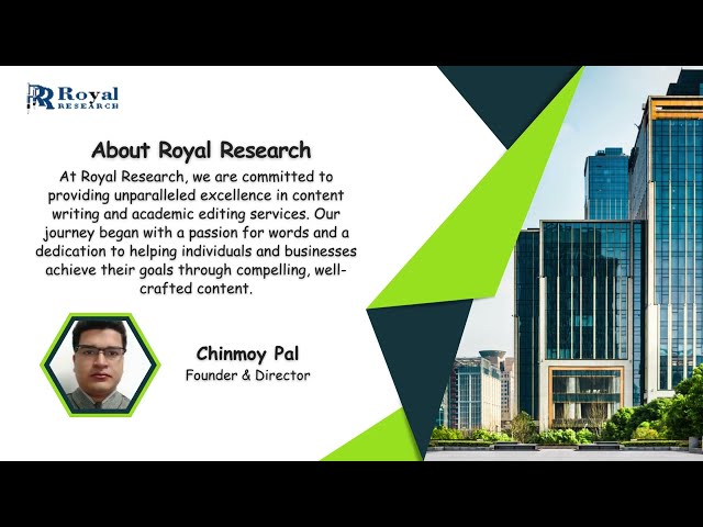 Royal Research Company Overview I Content Writing I Assignment Writing I Dissertation Writing