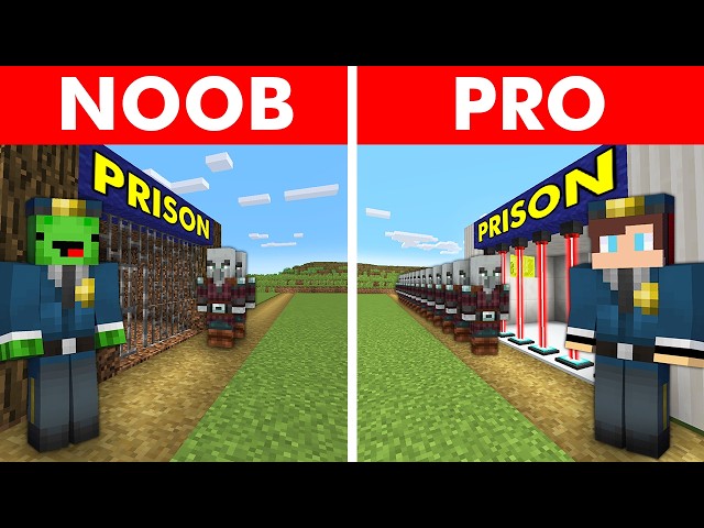 Mikey POOR vs JJ RICH POLICE STATION Build Battle in Minecraft
