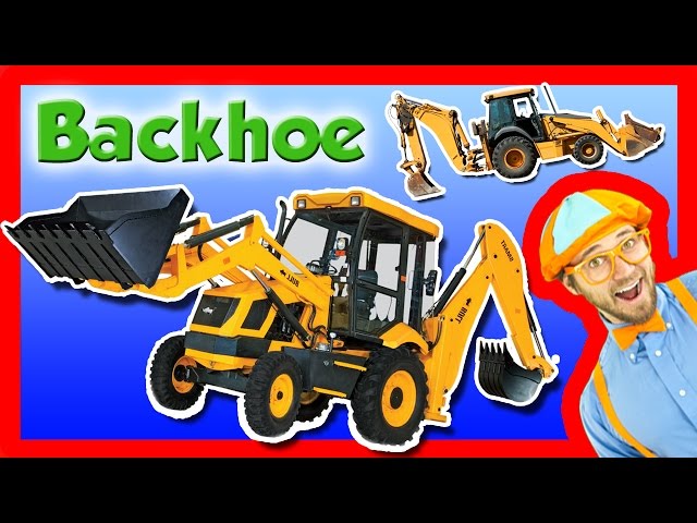 Backhoe Excavator for Kids - Explore A Backhoe