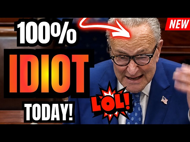Chuck Schumer COMPLETELY FALLS APART On Senate Floor TODAY!
