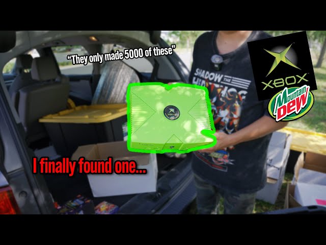 Finding one of the rarest XBOX consoles!