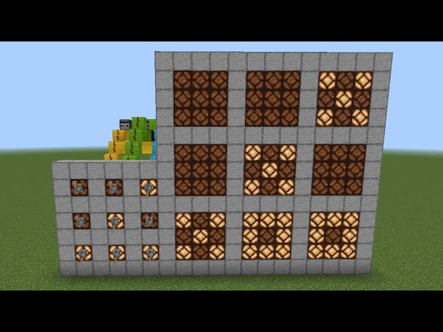 Redstone Tic Tac Toe Full Tutorial (updated 100 sub special)