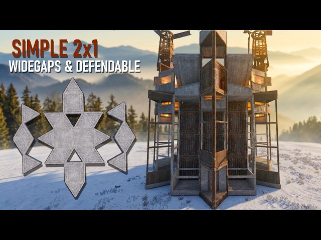 Rust 2x1 Base Design (I Built the PERFECT 2x1 Base in RUST)