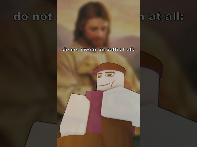 "Put it on God, bro." | Bible Motivation #roblox #motivationalquotes #bible