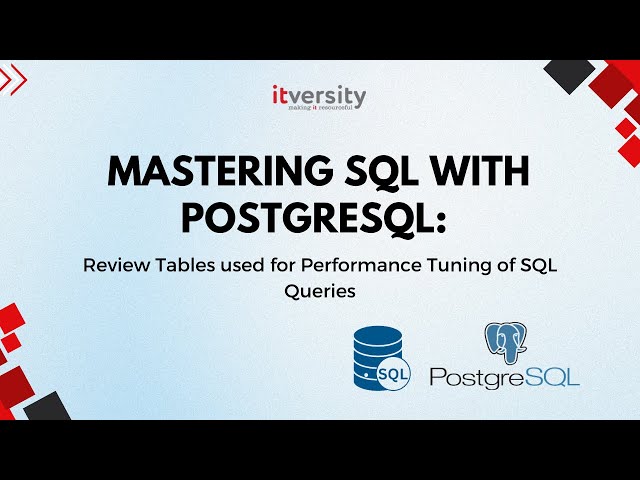 Introduction to SQL Performance Tuning: A Beginner's Guide